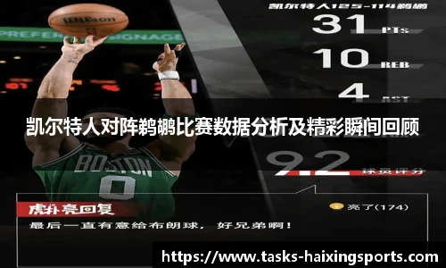 凯尔特人对阵鹈鹕比赛数据分析及精彩瞬间回顾